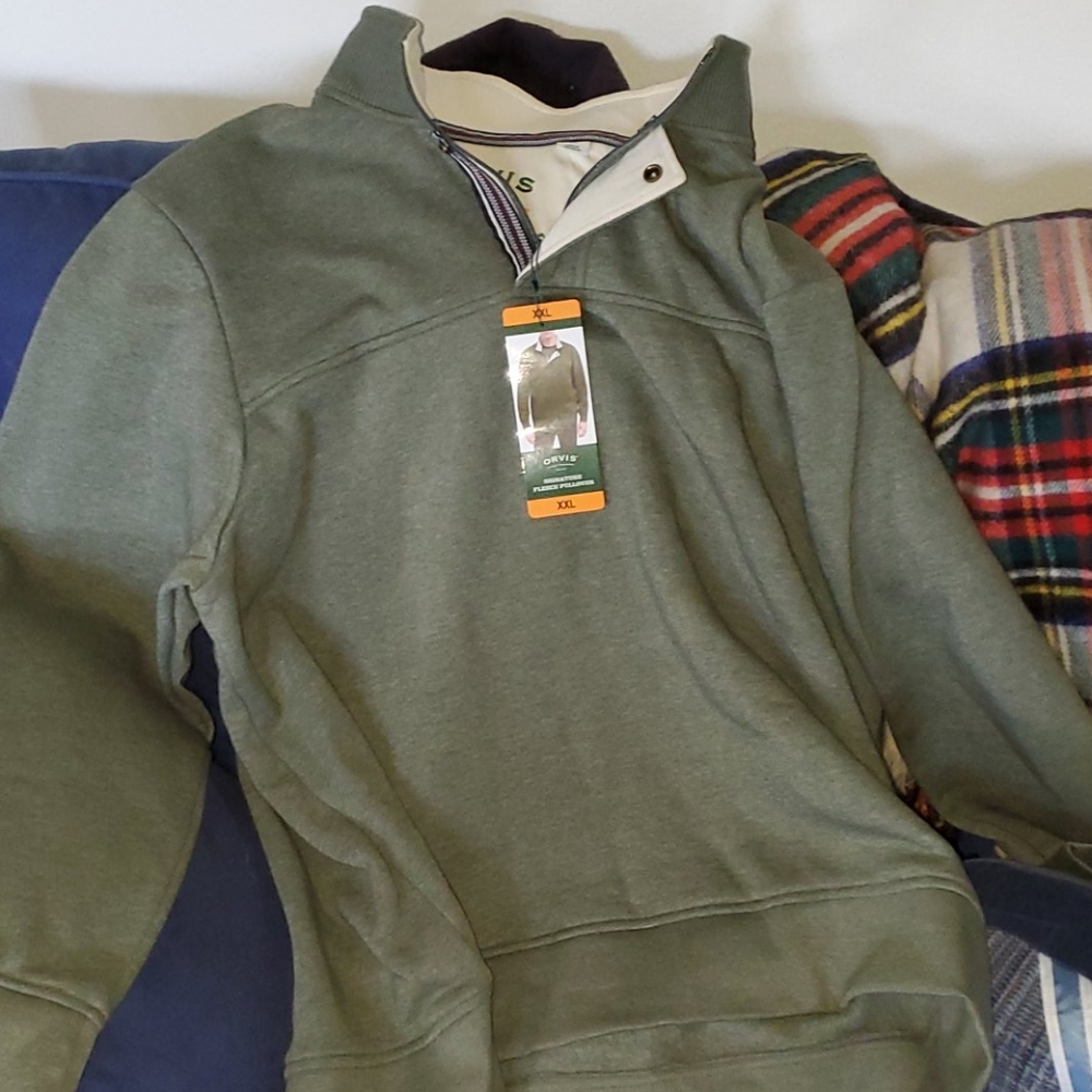 Orvis fleece pullover